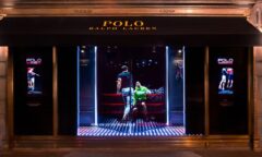 Window display hologram