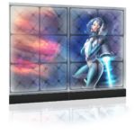Quạt đèn led 3D Hologram