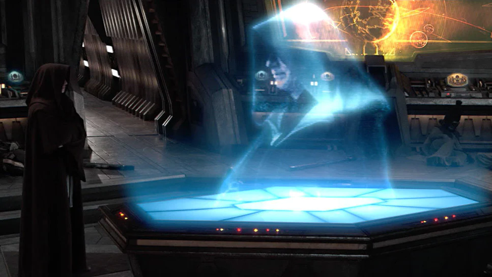 Hologram trong phim Star Wars